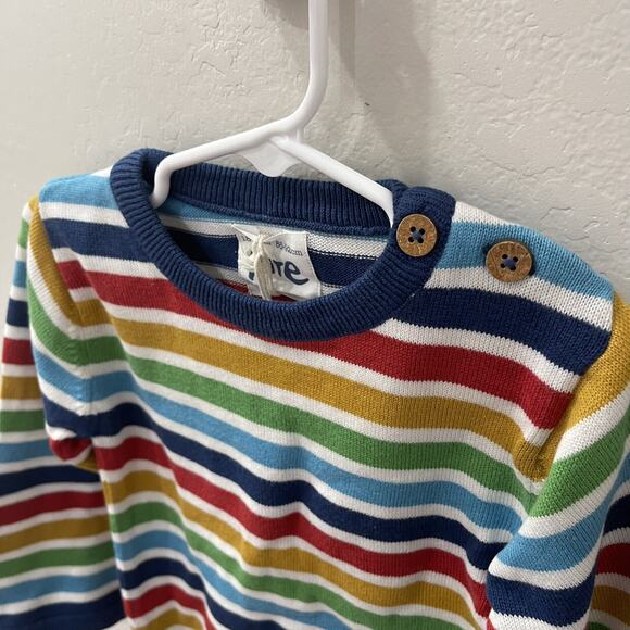 NWT Kite Rainbow Long Sleeve Sweater Onesie - Picture 2 of 6